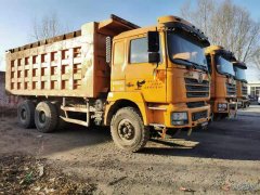 17年德龍后八輪工程自卸車大梁發(fā)動機車況好